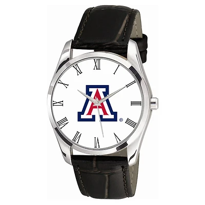 Men's Black Arizona Wildcats Berkeley Leather Watch