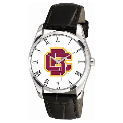 Men's Black Bethune-Cookman Wildcats Berkeley Leather Watch