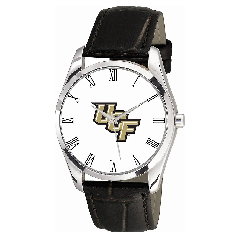 Men's Black UCF Knights Berkeley Leather Watch