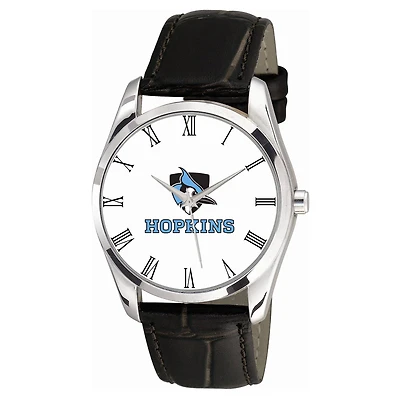 Men's Black Johns Hopkins Blue Jays Berkeley Leather Watch