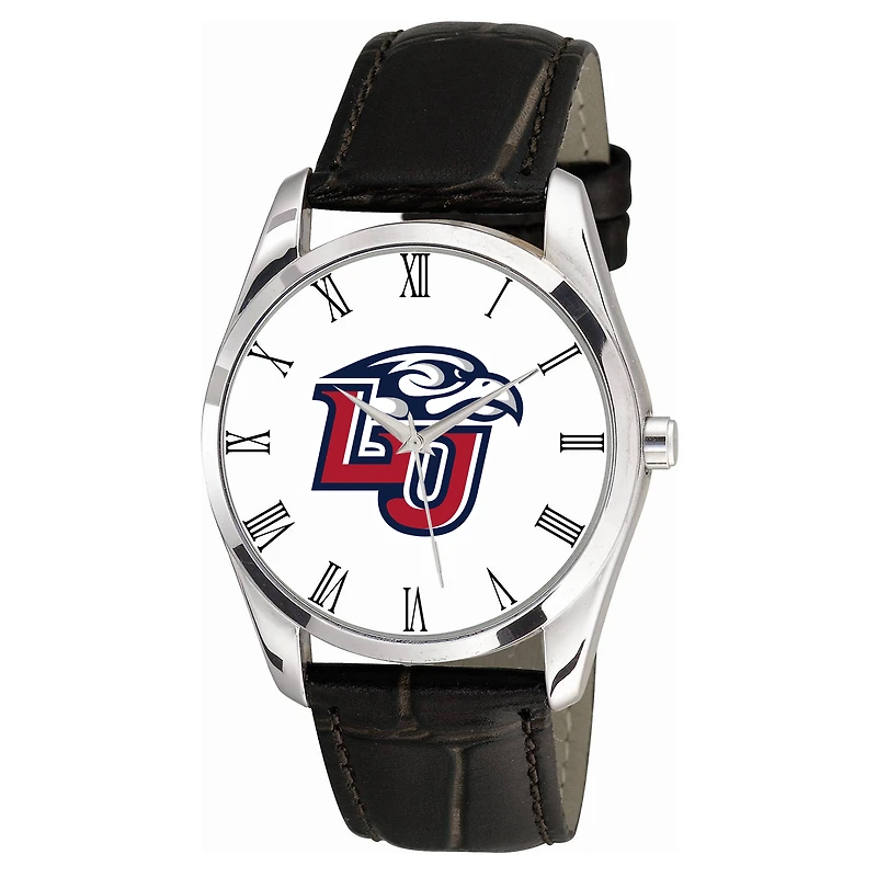 Men's Black Liberty Flames Berkeley Leather Watch