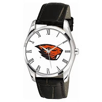 Men's Black Oregon State Beavers Berkeley Leather Watch