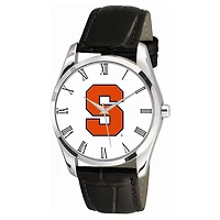 Men's Black Syracuse Orange Berkeley Leather Watch