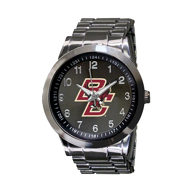 Men's Gunmetal Boston College Eagles Integris Stainless Steel Watch