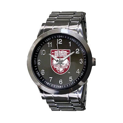 Men's Gunmetal UChicago Maroons Integris Stainless Steel Watch