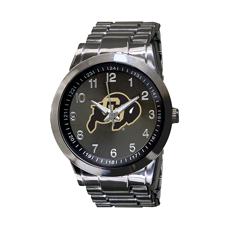 Men's Gunmetal Colorado Buffaloes Integris Stainless Steel Watch