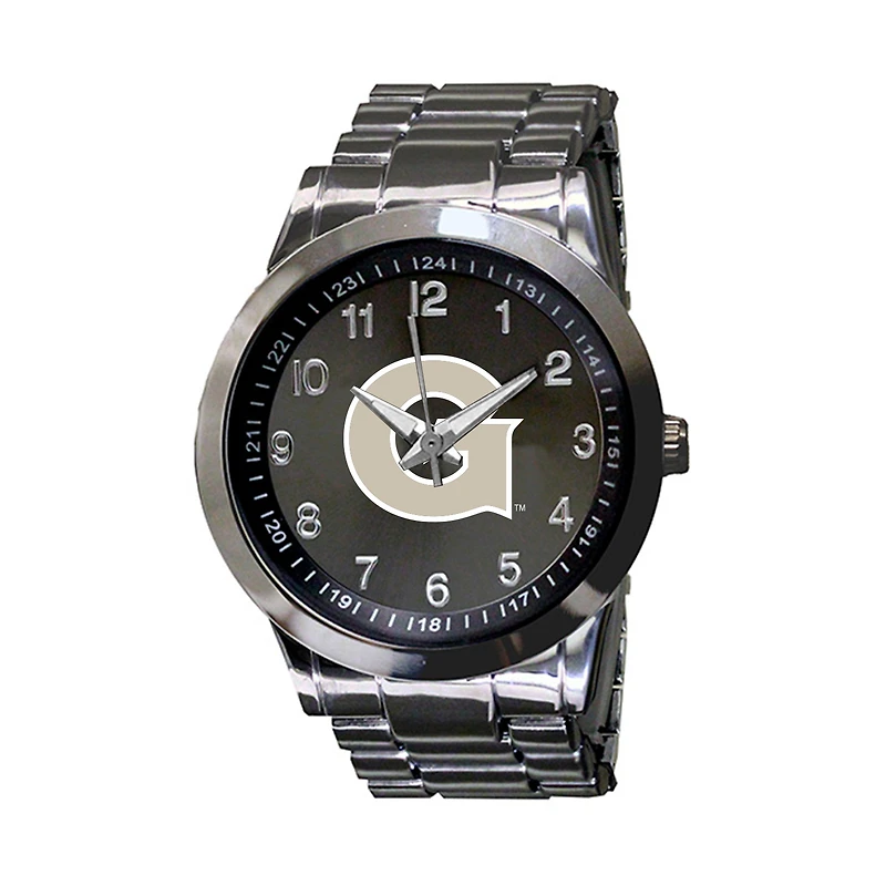 Men's Gunmetal Georgetown Hoyas Integris Stainless Steel Watch