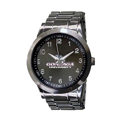 Men's Gunmetal Gonzaga Bulldogs Integris Stainless Steel Watch