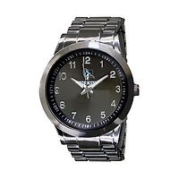 Men's Gunmetal Johns Hopkins Blue Jays Integris Stainless Steel Watch
