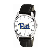 Women's Black Pittsburgh at Bradford Panthers Berkeley Leather Watch