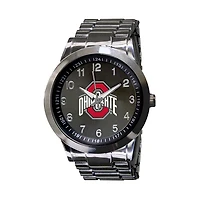 Men's Gunmetal Ohio State Buckeyes Integris Stainless Steel Watch