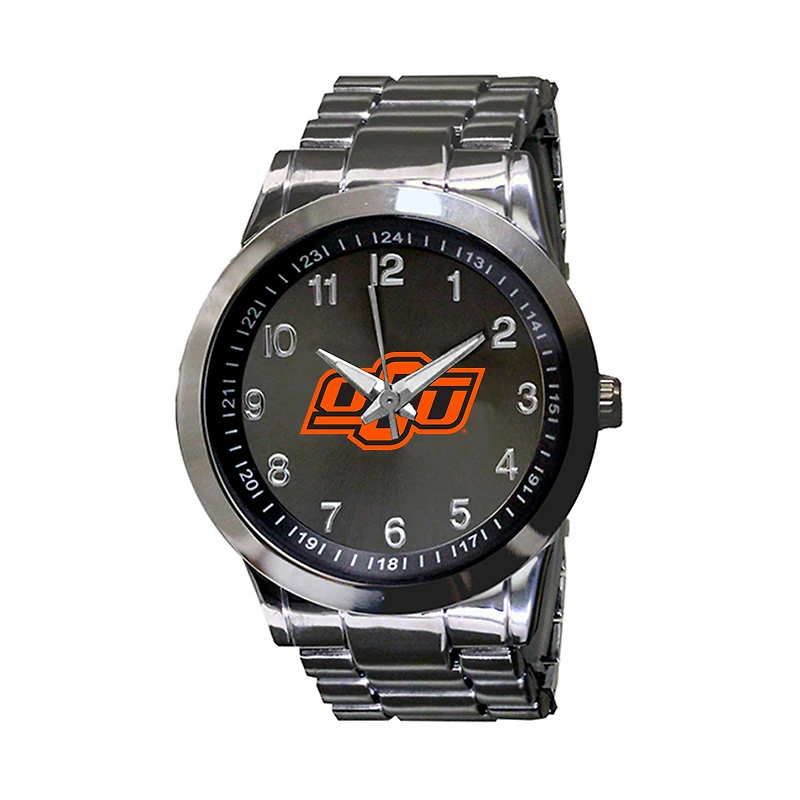 Men's Gunmetal Oklahoma State Cowboys Integris Stainless Steel Watch