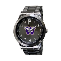 Men's Gunmetal Washington Huskies Integris Stainless Steel Watch