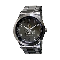 Men's Gunmetal William & Mary Tribe Integris Stainless Steel Watch