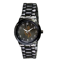 Men's Gunmetal Wyoming Cowboys Integris Stainless Steel Watch