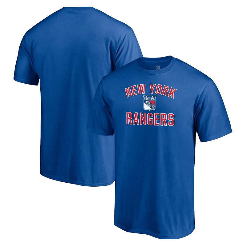 Men's Royal New York Rangers Victory Arch T-Shirt