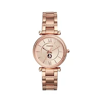 Women's Fossil  Gold Florida State Seminoles Carlie Rose Stainless Steel Watch