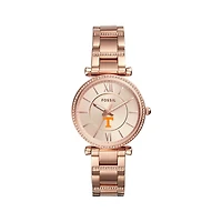 Women's Fossil  Gold Tennessee Volunteers Carlie Rose Stainless Steel Watch
