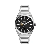 Men's Fossil  Black Army Black Knights Everett Stainless Steel Watch