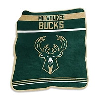 Milwaukee Bucks 50" x 60" Gameday Raschel Throw Blanket