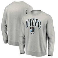 Men's Heather Gray Minnesota United FC Team Arch Pullover Sweatshirt