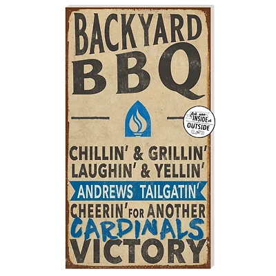 Andrews University Cardinals 11" x 20" Indoor/Outdoor BBQ Sign