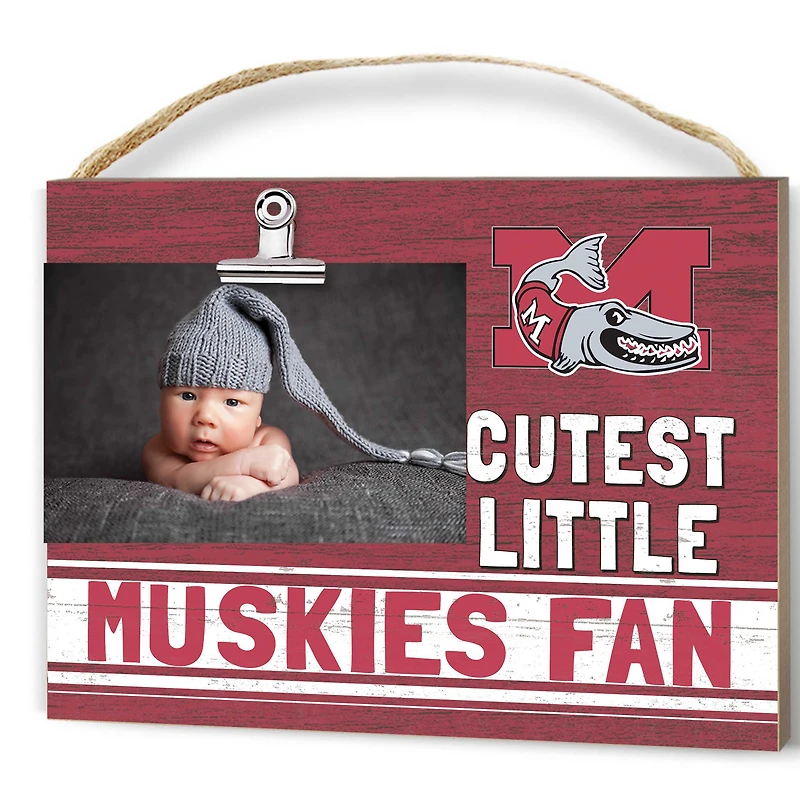 Muskingum Muskies 8'" x 10" Cutest Little Team Logo Clip Photo Frame