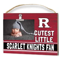 Rutgers Scarlet Knights 8'" x 10" Cutest Little Team Logo Clip Photo Frame