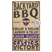 Carlow University Celtics 11" x 20" Indoor/Outdoor BBQ Sign