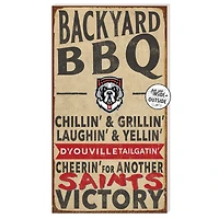 D'youville Saints 11" x 20" Indoor/Outdoor BBQ Sign