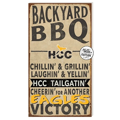 Houston Community College 11" x 20" Indoor/Outdoor BBQ Sign