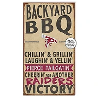 Pierce College Raiders 11" x 20" Indoor/Outdoor BBQ Sign