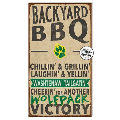 Washtenaw Community College 11" x 20" Indoor/Outdoor BBQ Sign