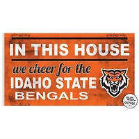Idaho State Bengals 11" x 20" Indoor/Outdoor In This House Sign