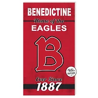 Benedictine Eagles 11" x 20" Indoor/Outdoor Home Of The Sign