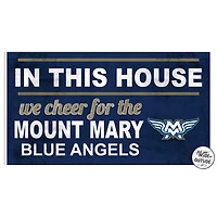 Mount Mary Blue Angels 11" x 20" Indoor/Outdoor In This House Sign