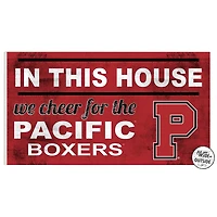 Pacific Boxers 11" x 20" Indoor/Outdoor In This House Sign