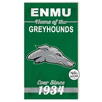 Eastern New Mexico Greyhounds 11" x 20" Indoor/Outdoor Home Of The Sign