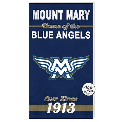 Mount Mary Blue Angels 11" x 20" Indoor/Outdoor Home Of The Sign