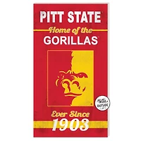 Pittsburg State Gorillas 11" x 20" Indoor/Outdoor Home Of The Sign