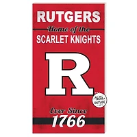 Rutgers Scarlet Knights 11" x 20" Indoor/Outdoor Home Of The Sign