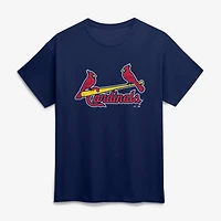 Men's Logo Athletic Navy St. Louis Cardinals Wordmark T-Shirt