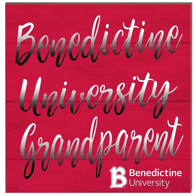 Benedictine Eagles 10'' x 10'' Grandparent Plaque