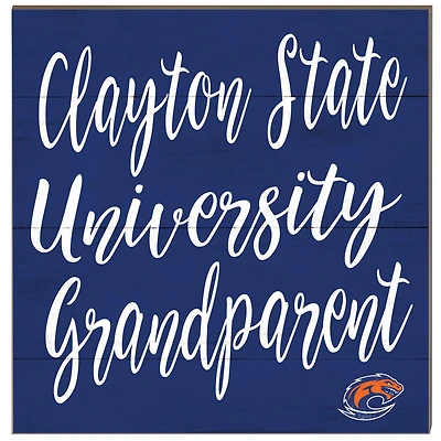 Clayton State Lakers 10'' x 10'' Grandparent Plaque