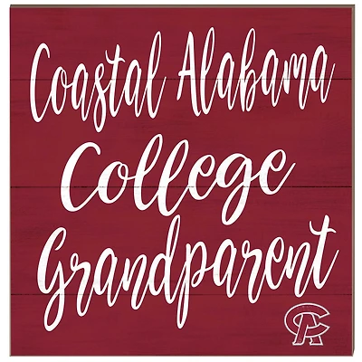Coastal Alabama Community College 10'' x 10'' Grandparent Plaque