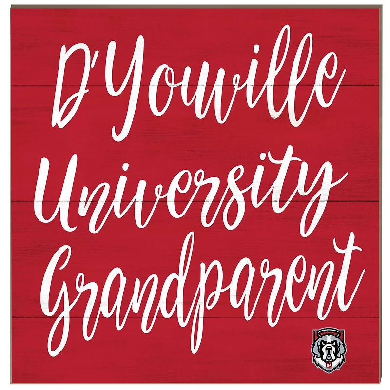 D'youville Saints 10'' x 10'' Grandparent Plaque