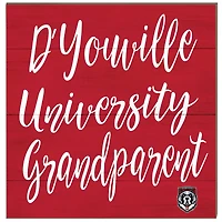 D'youville Saints 10'' x 10'' Grandparent Plaque