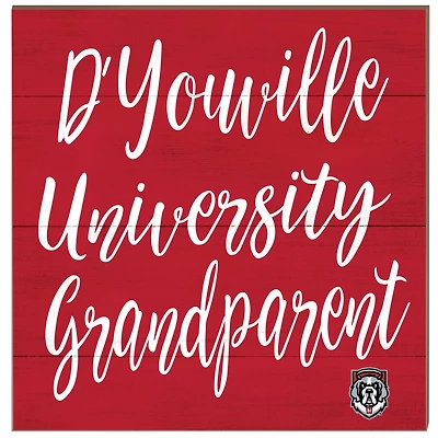 D'youville Saints 10'' x 10'' Grandparent Plaque
