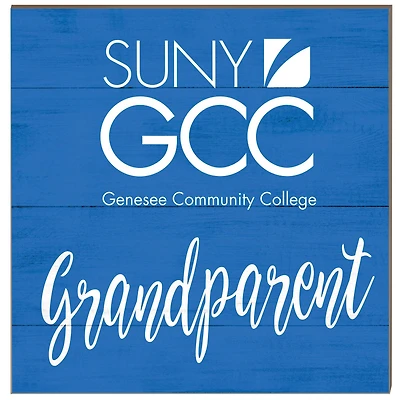 SUNY Genesee Community College 10'' x 10'' Grandparent Plaque