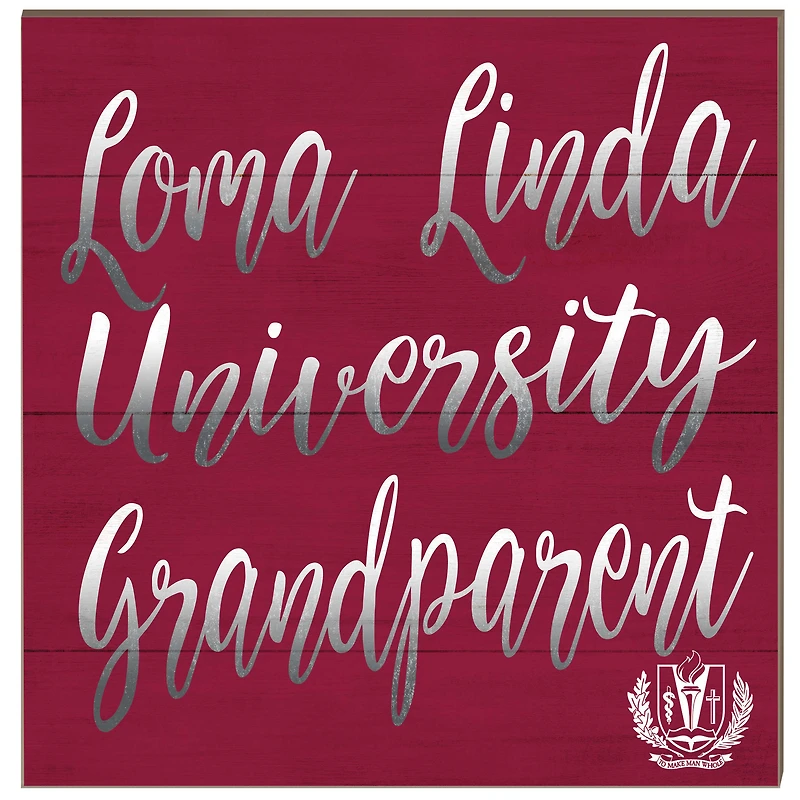 LLU Lions 10'' x 10'' Grandparent Plaque